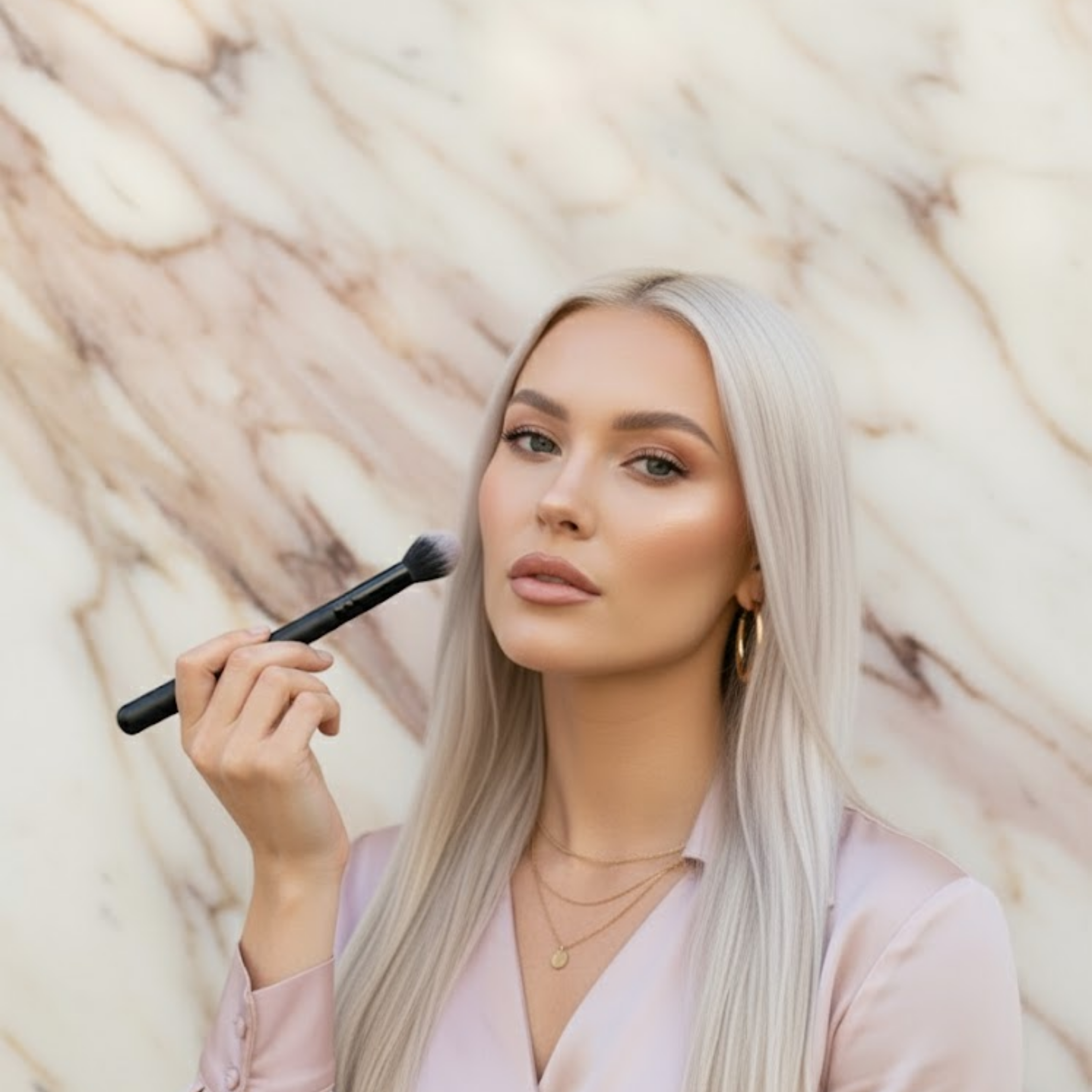 Brushes and beauty products with Opuliss beauty
