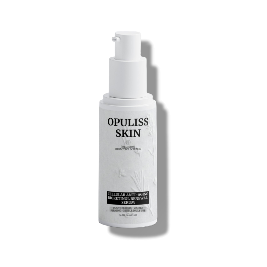 CELLULAR ANTI-AGING BIORETINOL SERUM product bottle, front label, corrected wording