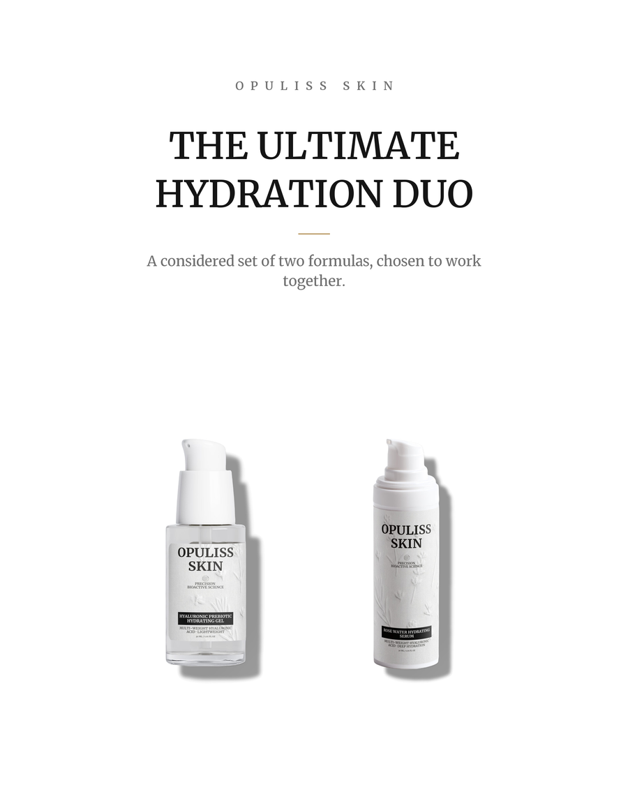 The Ultimate Hydration Duo, the formulas of the set shown together