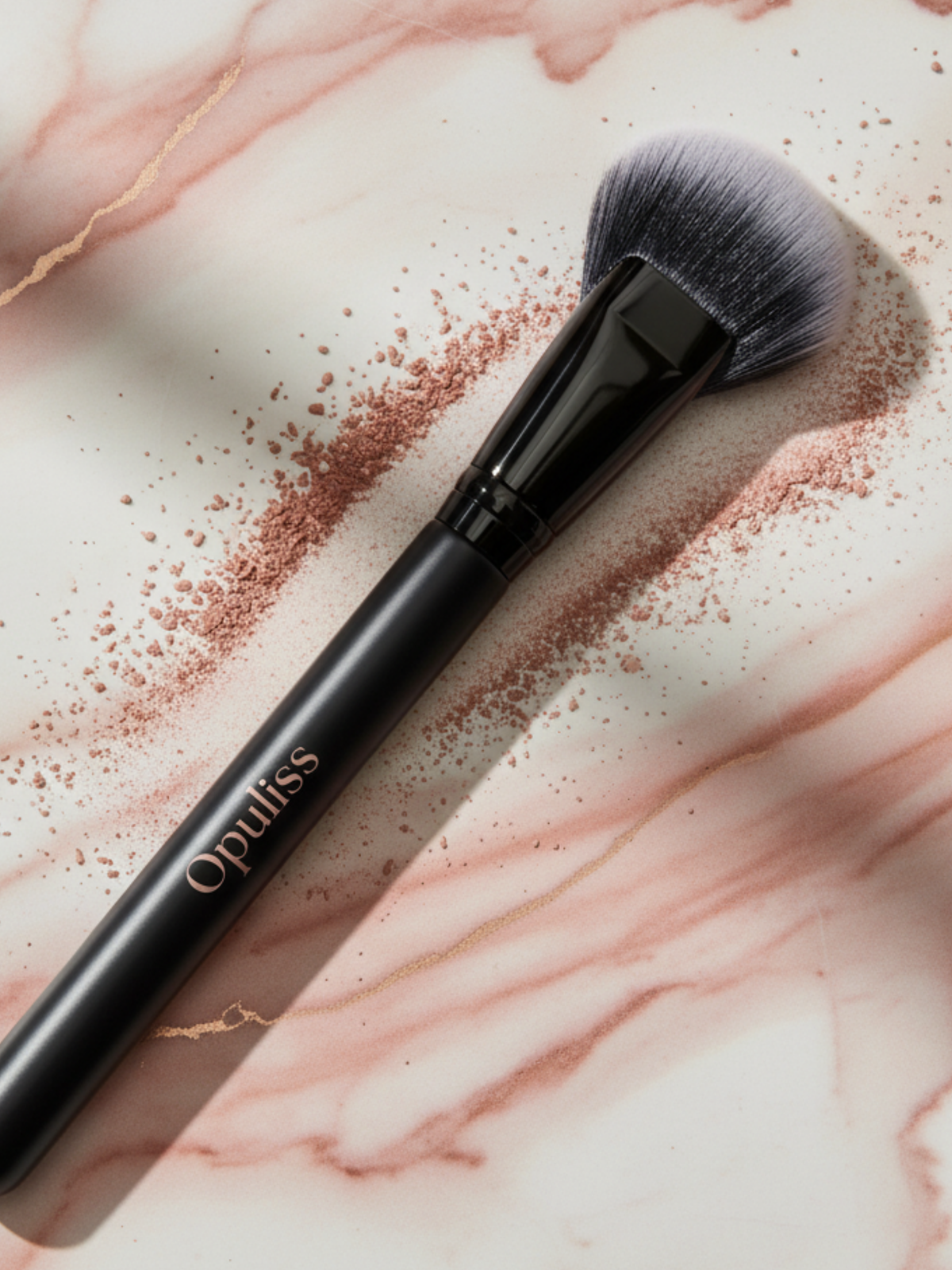 Opuliss Beauty Cheek Fan Brush