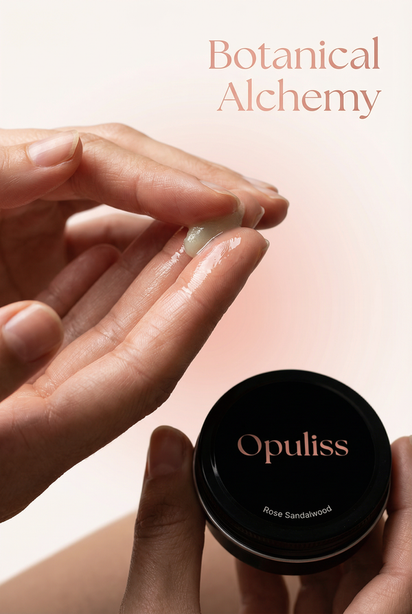 Solid Parfum - Rose & Sandalwood Alcohol-Free Travel Balm