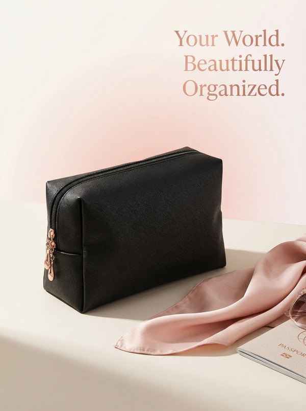 Everywhere Waterproof Travel Makeup Bag Collapsible