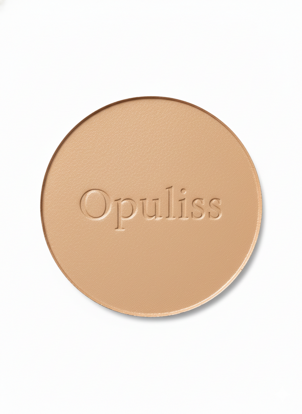 Dual Blend Powder Foundation Matte Finish Coverage On The Go - Opuliss Beauty