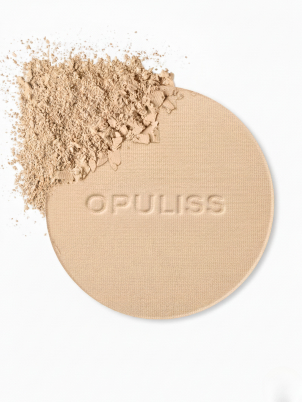 Dual Blend Powder Foundation Bisque Weightless Matte Finish On The Go - Opuliss Beauty