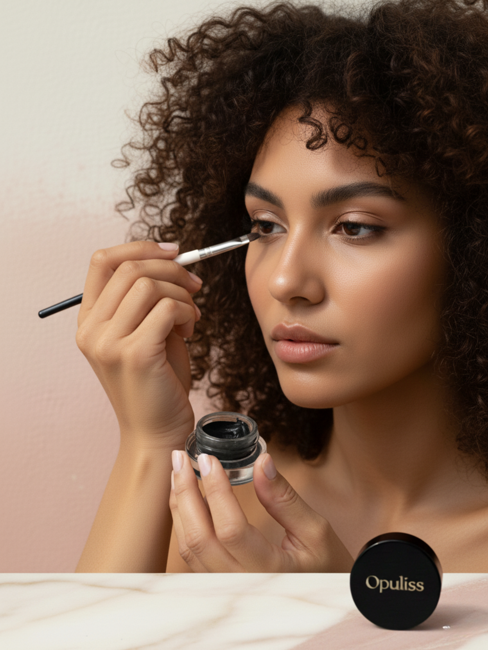 Gel Eyeliner Color Rich Black Long Lasting Precision Tip For Pros - Opuliss Beauty