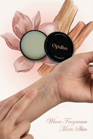 Solid Parfum - Rose & Sandalwood Alcohol-Free Travel Balm