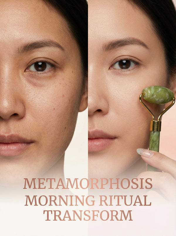 Jade Roller Skincare Enthusiasts Boosts Lymphatic Drainage Spa Glow