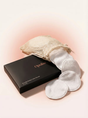 Reusable Bamboo Cotton Rounds Gentle Makeup Removal 12 Pack