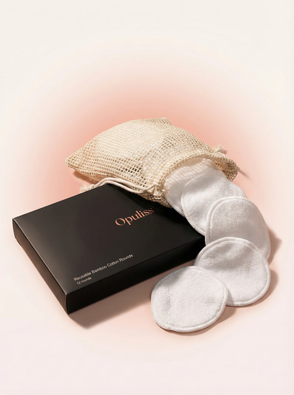 Reusable Bamboo Cotton Rounds Gentle Makeup Removal 12 Pack