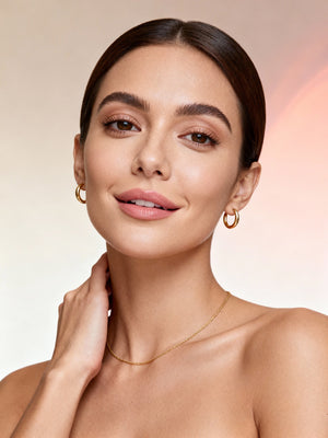 Dual Blend Powder Foundation Bisque Weightless Matte Finish On The Go - Opuliss Beauty