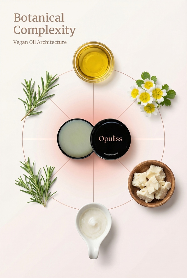 Solid Parfum - Rose & Sandalwood Alcohol-Free Travel Balm