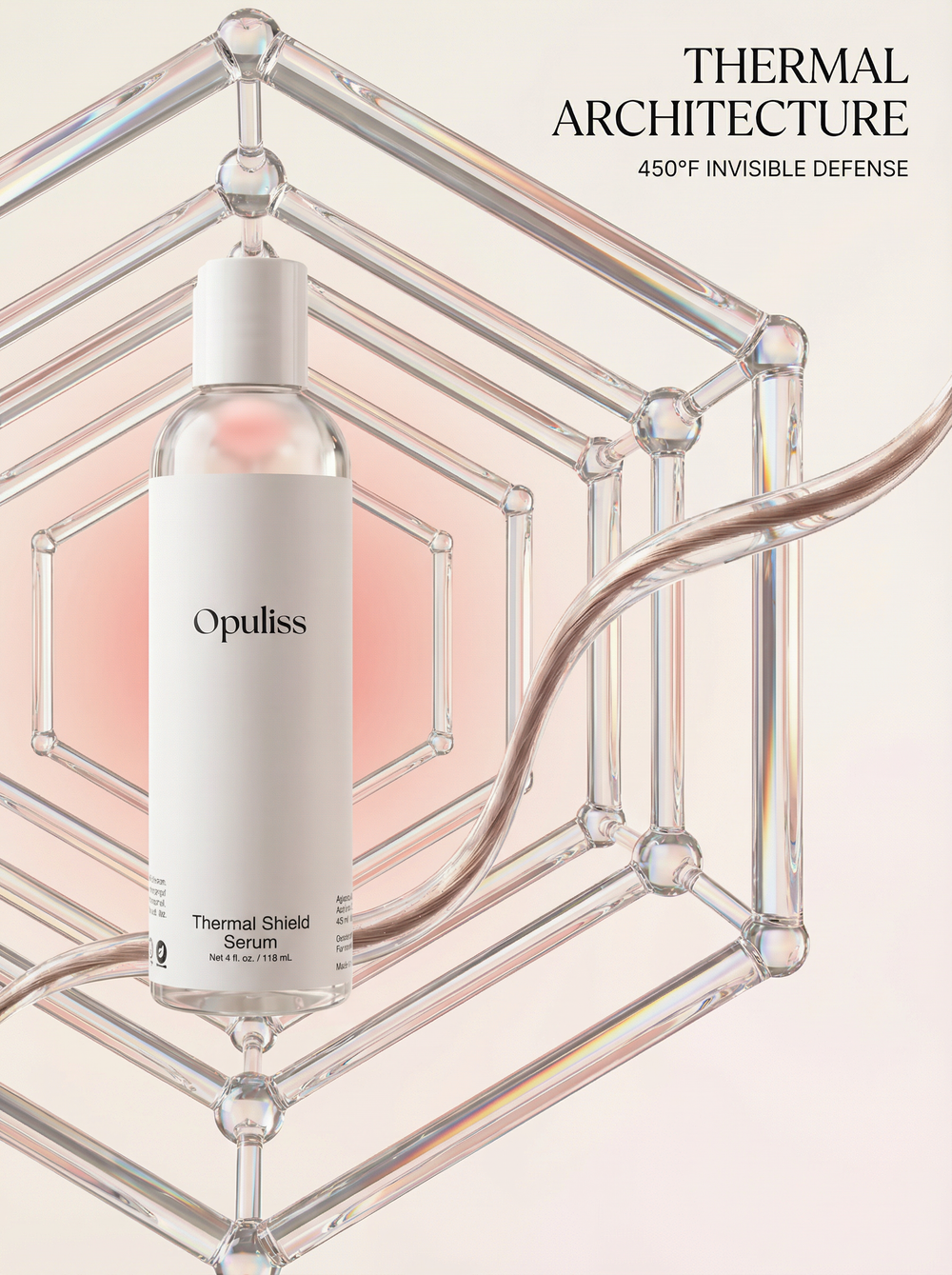 Thermal Shield Serum Premium Heat Protection Damaged Hair