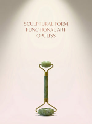 Jade Roller Skincare Enthusiasts Boosts Lymphatic Drainage Spa Glow