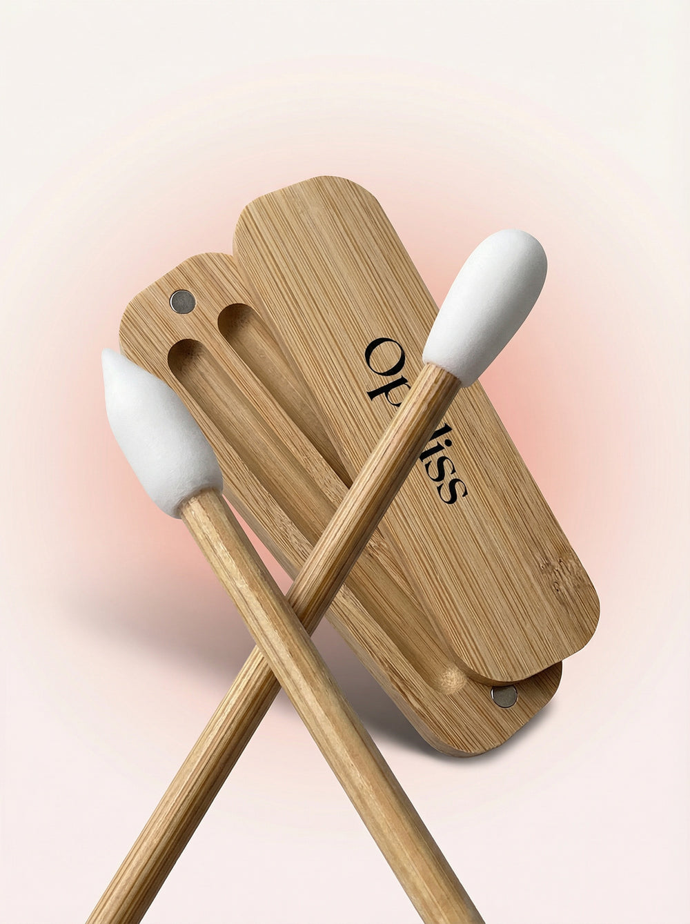 Reusable Makeup Swabs Silicone Dual Tips Bamboo Sticks Eco Conscious