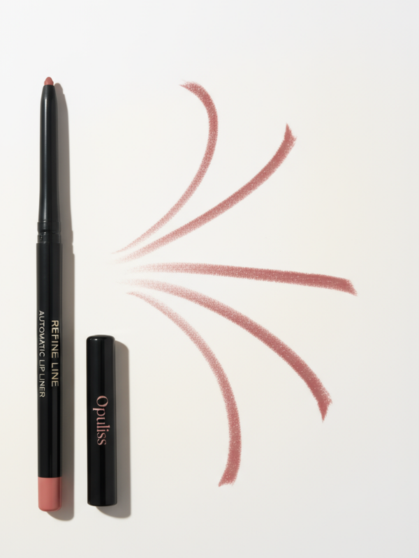 Opuliss Beauty Automatic Lip Liner Rosebud Retractable Creamy Long Wear Makeup Lovers | High-performance vegan cosmetic for professional finish and skin-first wear. | Product packaging and clinical branding view.