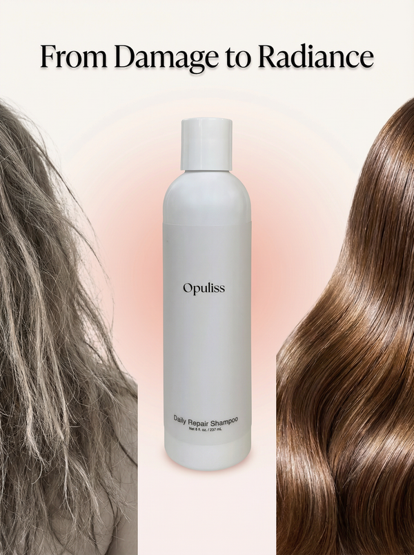 Daily Repair Shampoo For Damaged Hair Strengthens From Roots To Tips