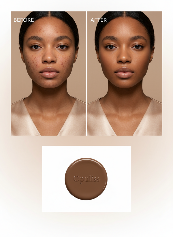 Full Coverage Foundation Silky Weightless Long Wear All Skin Types - Opuliss Beauty