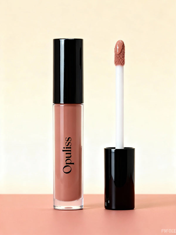 Lip Gloss Liquid Bare Shine Long Lasting Brilliance For Everyday Glam - Opuliss Beauty
