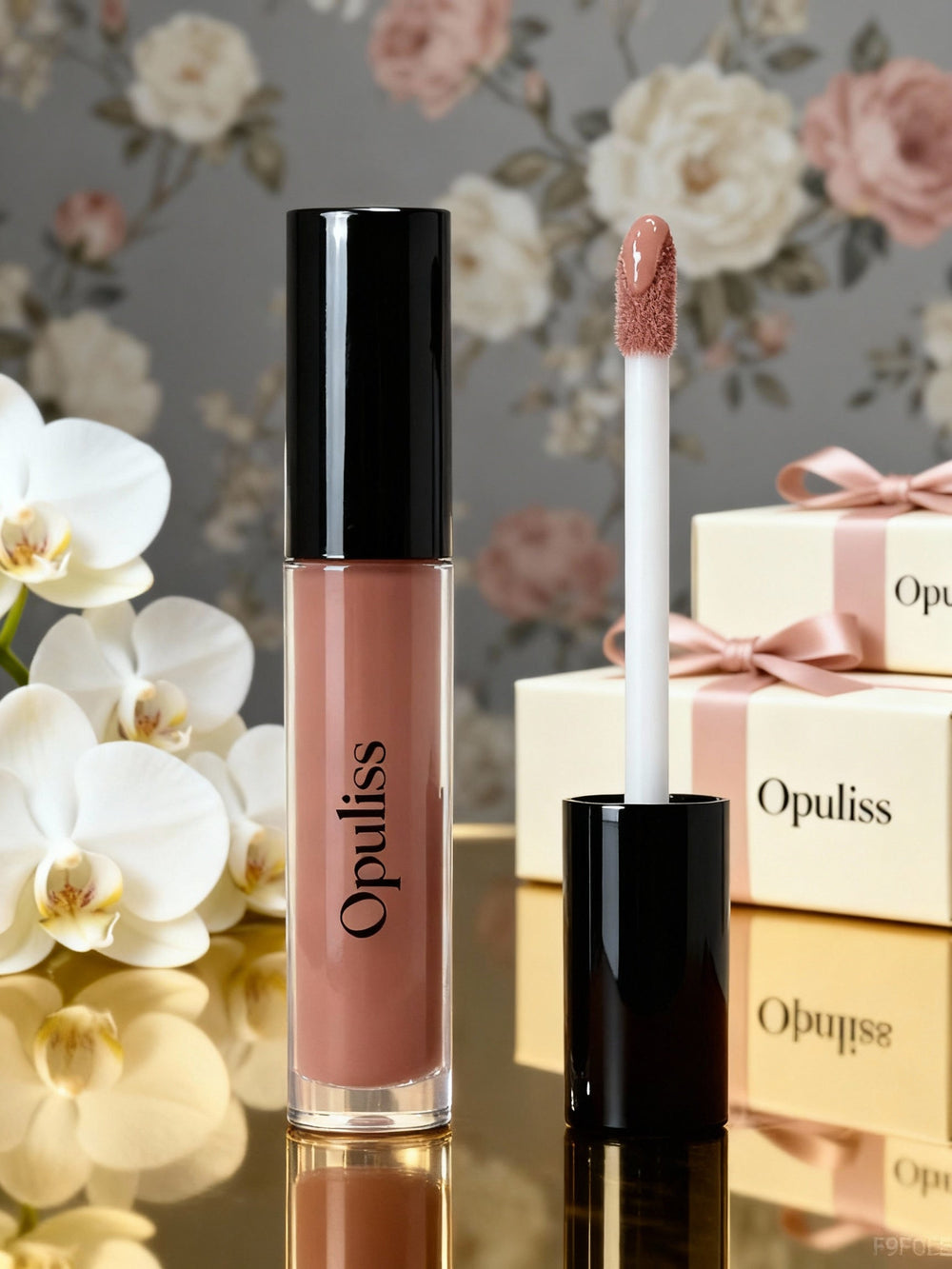 Lip Gloss Liquid Bare Shine Long Lasting Brilliance For Everyday Glam - Opuliss Beauty