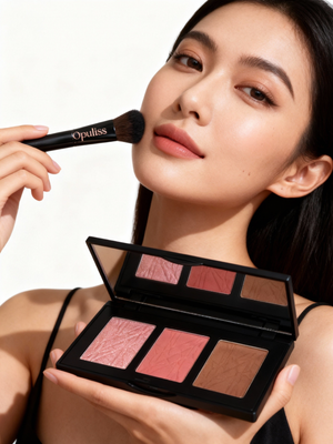 Pro Cheek Palette Three Shade Buildable Sculpt Glow For Makeup Lovers - Opuliss Beauty