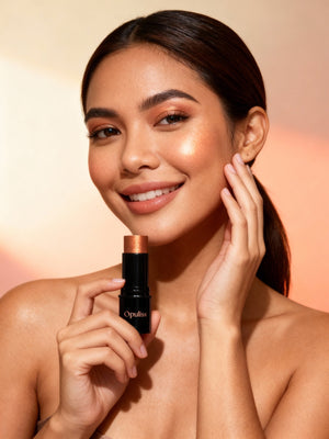 Highlighter Stick Bronze Lights Radiant Glow Vitamin C For All Tones - Opuliss Beauty