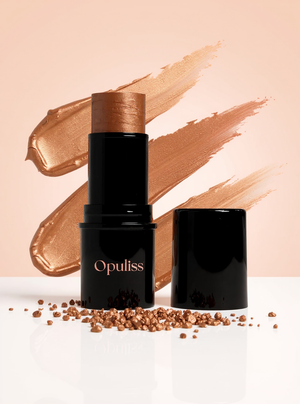 Highlighter Stick Bronze Lights Radiant Glow Vitamin C For All Tones - Opuliss Beauty