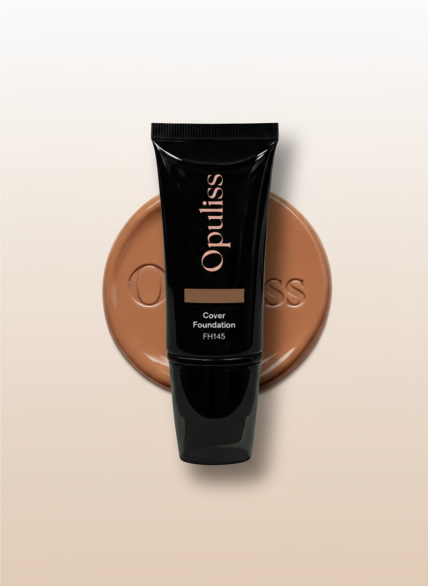 Full Cover Foundation Long Wearing Silk Finish For Brunette - Opuliss Beauty