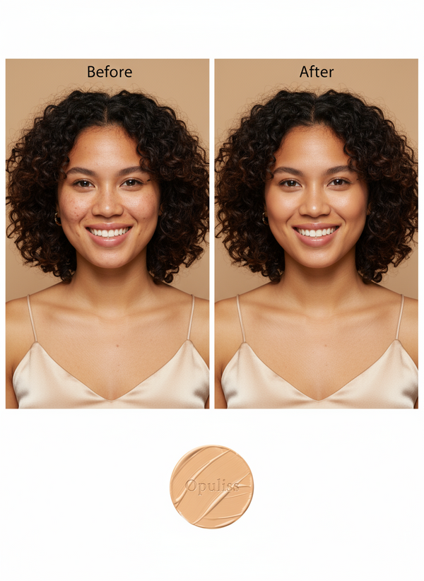 Full Coverage Foundation Long Wearing Silk Blend For All Skin Tones - Opuliss Beauty
