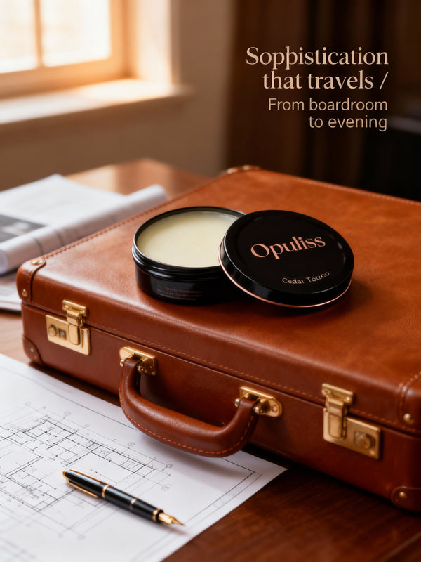 Solid Fragrance Cedar Tobacco Portable Tin Long Lasting For Busy Pros