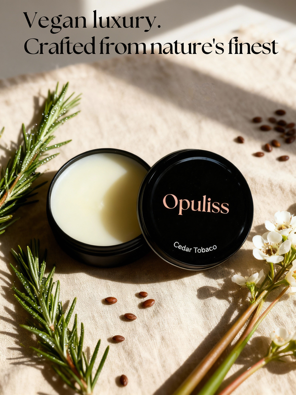 Solid Fragrance Cedar Tobacco Portable Tin Long Lasting For Busy Pros