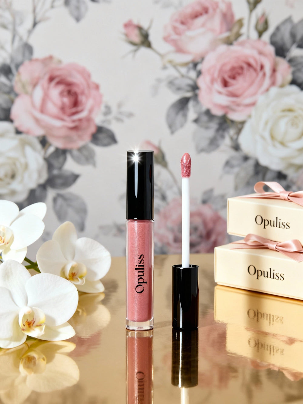 Lip Gloss Chestnut Illuminates Lips With Brilliant Shine Glam Lovers - Opuliss Beauty