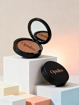 Dual Blend Powder Foundation Matte Finish Wet Or Dry For On The Go - Opuliss Beauty