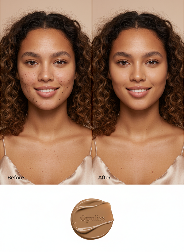 Full Coverage Foundation Coco Silk Feel Even Skin Tone Longwear - Opuliss Beauty