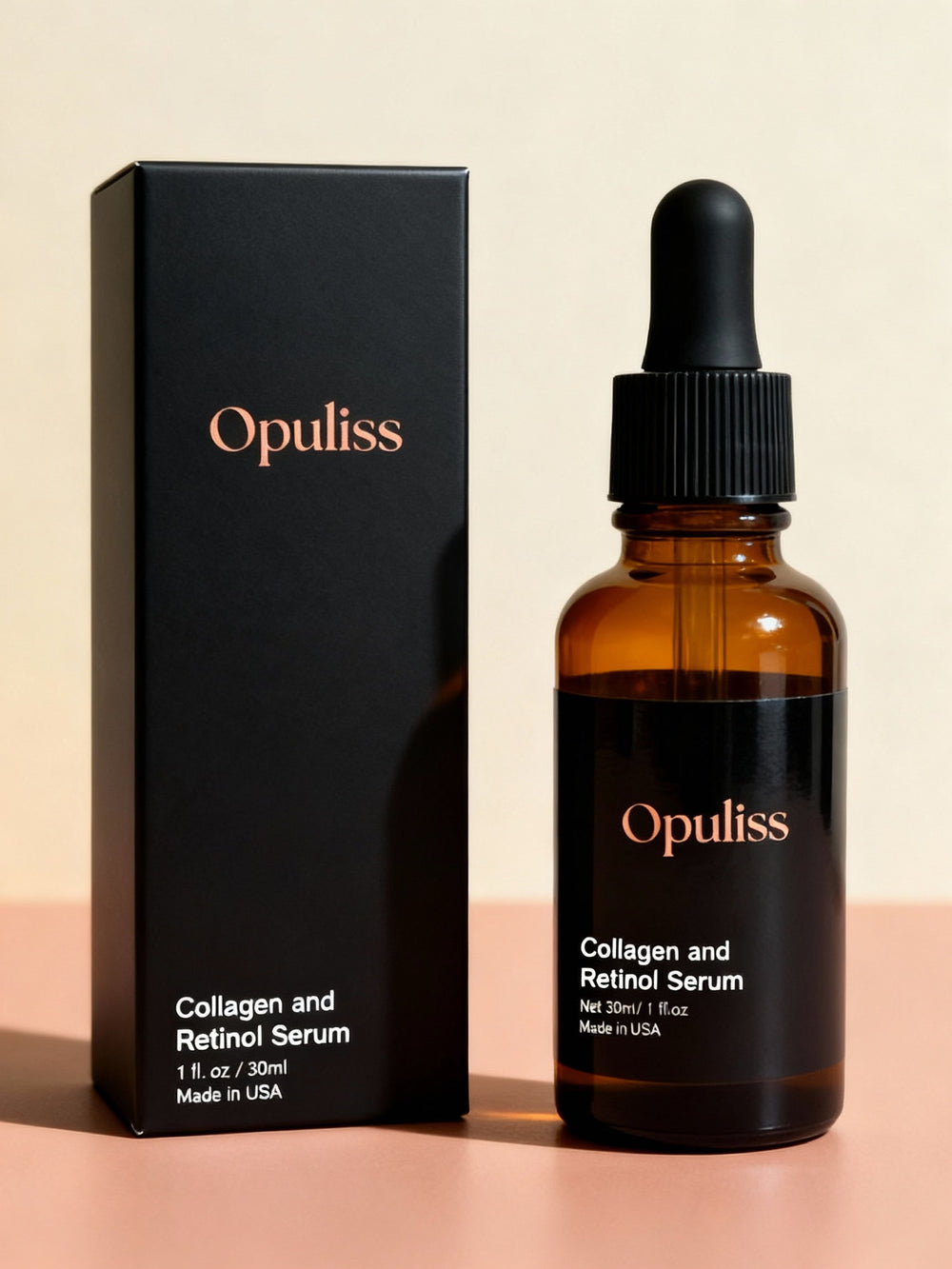 Collagen Retinol Serum For Aging Skin Radiant Hydration Firmness - Opuliss Beauty