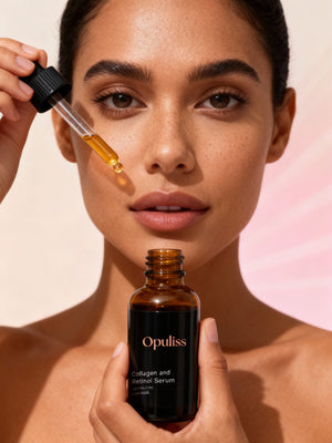 Collagen Retinol Serum For Aging Skin Radiant Hydration Firmness - Opuliss Beauty