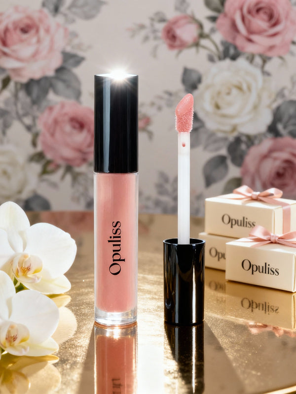 Lip Gloss Liquid Coral Illumination Fuller Lips Shine Makeup Lovers - Opuliss Beauty