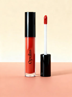 Lip Gloss Crimson One Swipe Fuller Lips Shine Bold Lip Lovers - Opuliss Beauty