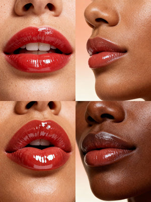 Lip Gloss Crimson One Swipe Fuller Lips Shine Bold Lip Lovers - Opuliss Beauty