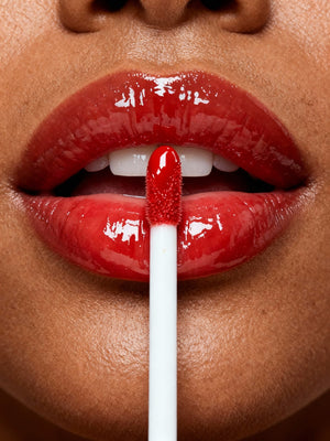 Lip Gloss Crimson One Swipe Fuller Lips Shine Bold Lip Lovers - Opuliss Beauty