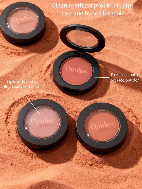 Talc Free Silky Blush On The Go For Busy Shoppers Guava - Opuliss Beauty