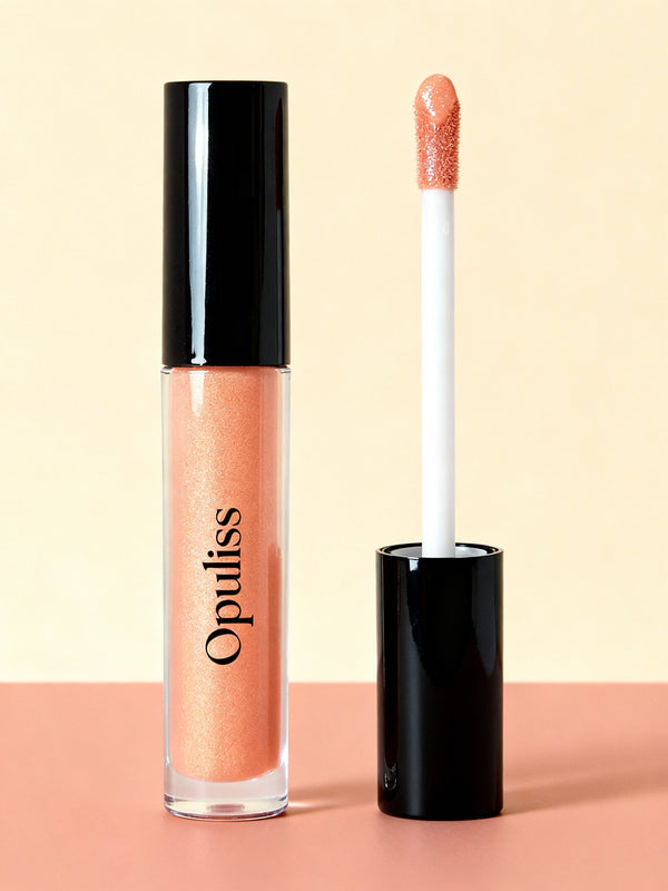 Lip Gloss Dripping Gold Liquid Shine Fuller Lips Bold Makeup Lovers - Opuliss Beauty