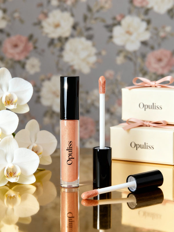 Lip Gloss Dripping Gold Liquid Shine Fuller Lips Bold Makeup Lovers - Opuliss Beauty