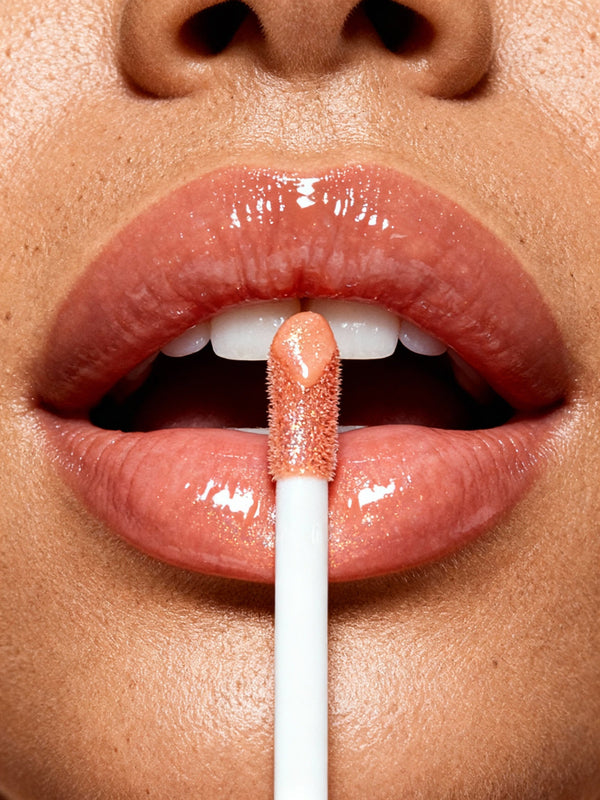 Lip Gloss Dripping Gold Liquid Shine Fuller Lips Bold Makeup Lovers - Opuliss Beauty