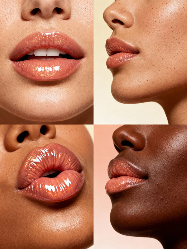 Lip Gloss Dripping Gold Liquid Shine Fuller Lips Bold Makeup Lovers - Opuliss Beauty