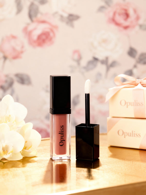 Matte Lip Stain Dusty Pear Everyday Longwear Doe Shaped Applicator - Opuliss Beauty