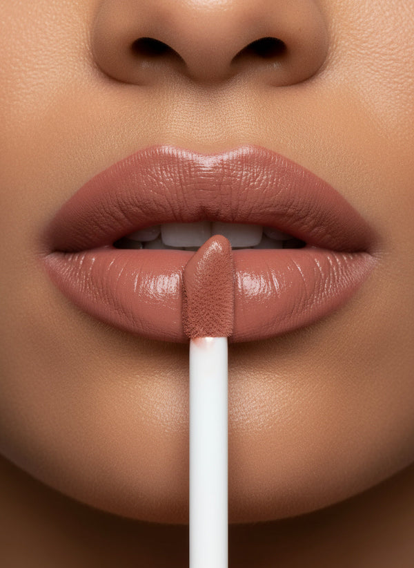 Matte Lip Stain Dusty Pear Everyday Longwear Doe Shaped Applicator - Opuliss Beauty