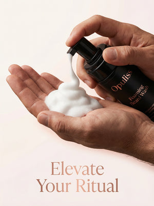 Foaming Beard Wash For Men Aloe Vera Vitamin B5 Softens Beard