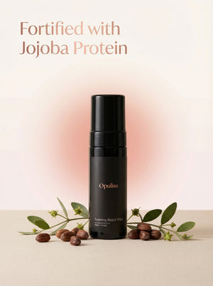 Foaming Beard Wash For Men Aloe Vera Vitamin B5 Softens Beard