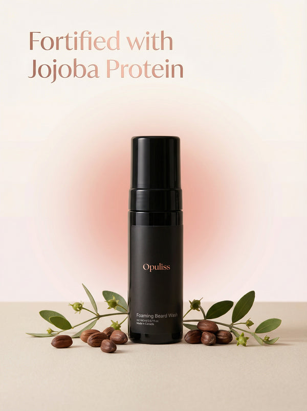 Foaming Beard Wash For Men Aloe Vera Vitamin B5 Softens Beard