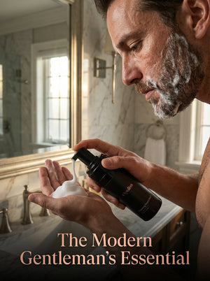 Foaming Beard Wash For Men Aloe Vera Vitamin B5 Softens Beard